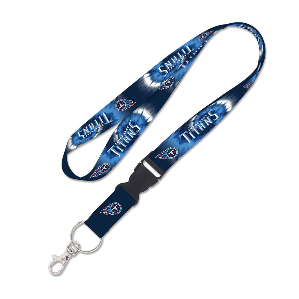 Tennessee Titans Tie Dye 1" Lanyard