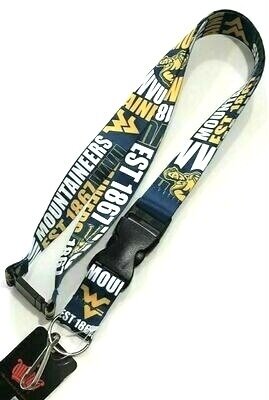 West Virginia Mountaineers Dynamic Lanyard