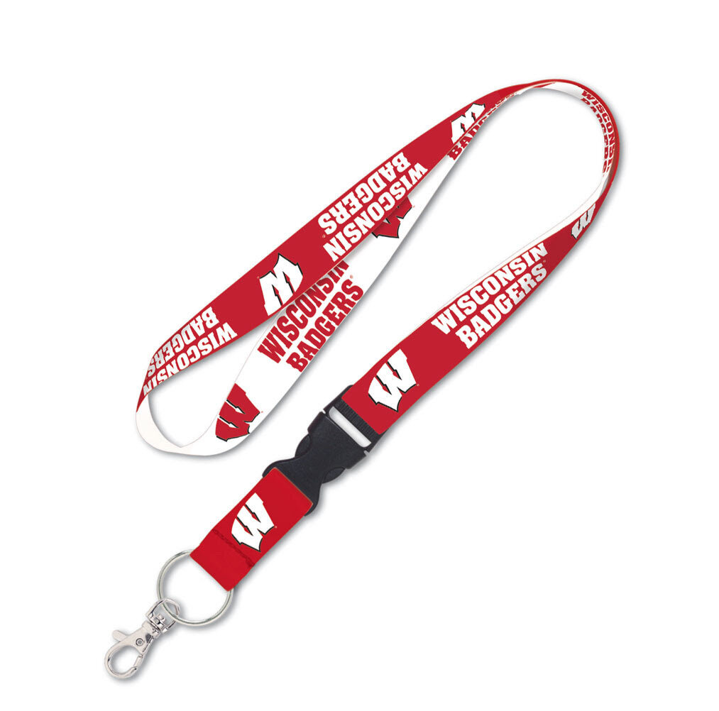 Wisconsin Badgers 1" Lanyard