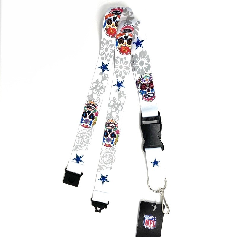 Dallas Cowboys Skull Lanyard
