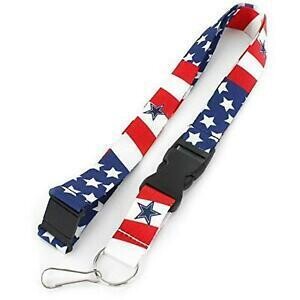 Dallas Cowboys Patriotic Lanyard