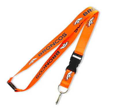 Denver Broncos Orange Lanyard
