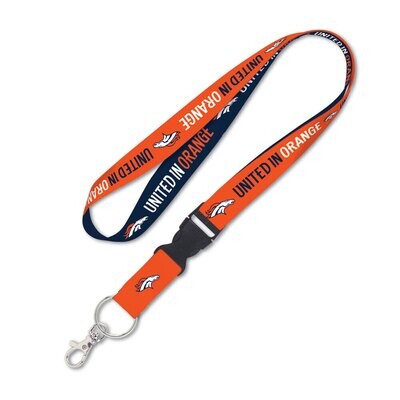 Denver Broncos United 1" Lanyard