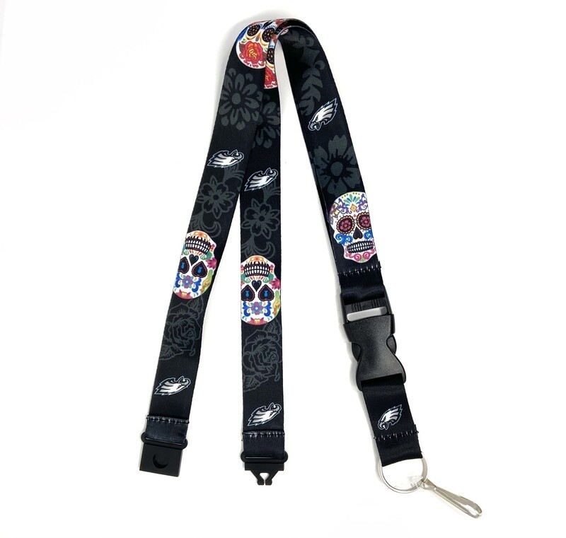 Philadelphia Eagles Skull Lanyard