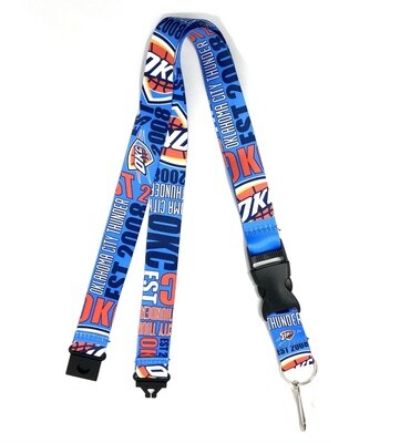 Oklahoma City Thunder Dynamic Lanyard Oklahoma City Thunder Dynamic Lanyard