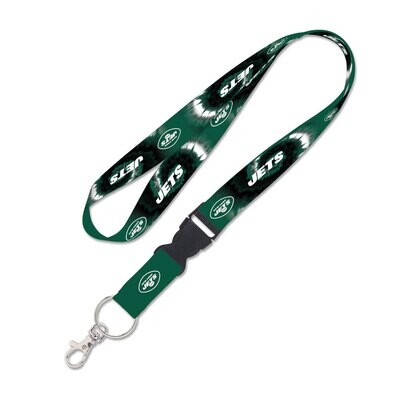 New York Jets Tie Dye 1" Lanyard