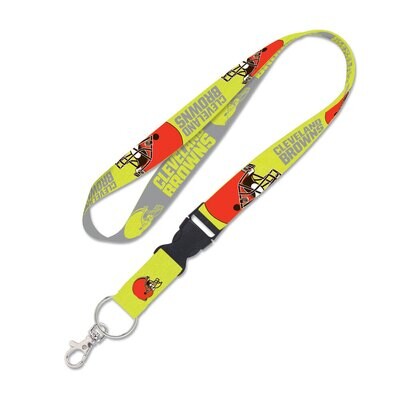 Cleveland Browns Neon 1 Cleveland Browns Neon 1" Lanyard