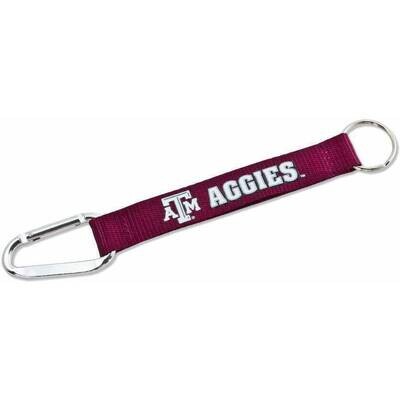 Texas A&M Aggies Carabiner Lanyard Keychain