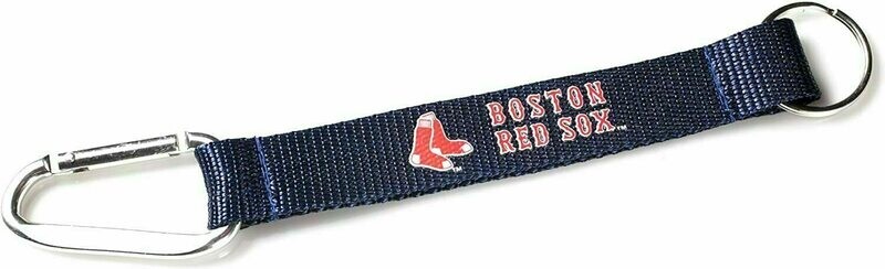 Boston Red Sox Carabiner Lanyard Keychain