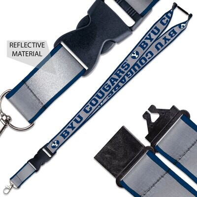 BYU Cougars Reflective Lanyard
