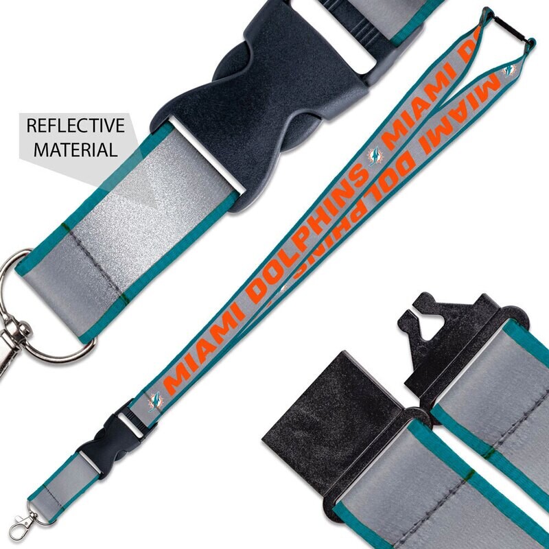 Miami Dolphins Reflective Lanyard