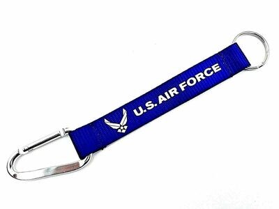 United States Air Force Carabiner Lanyard Keychain