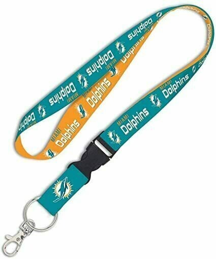 Miami Dolphins 1" Lanyard