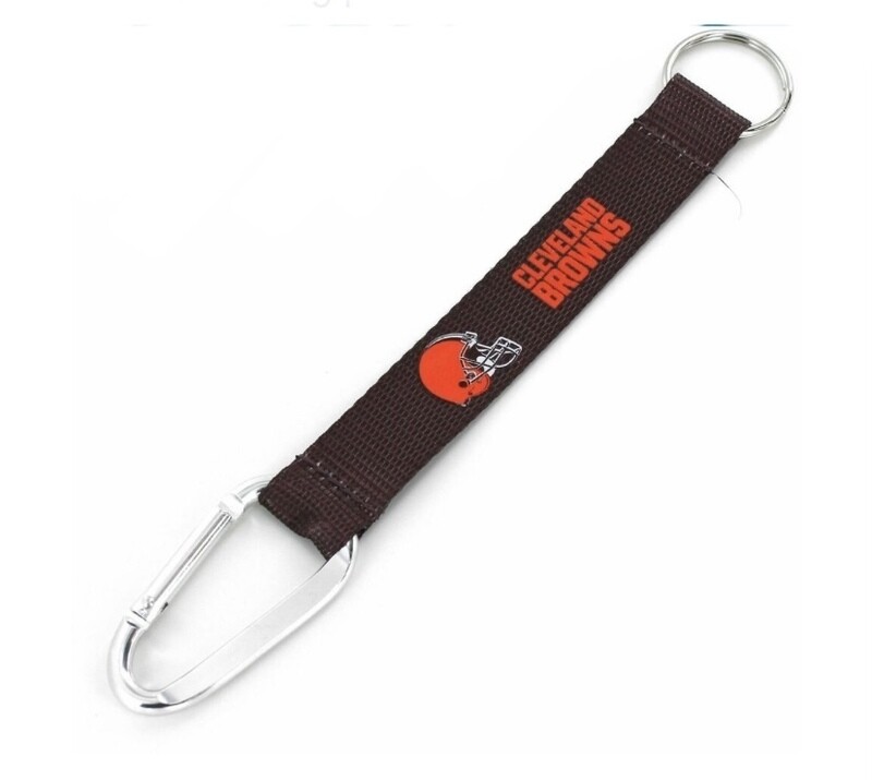 Cleveland Browns Carabiner Lanyard Keychain