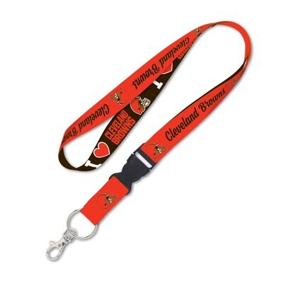 Cleveland Browns Love 1" Lanyard