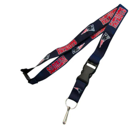 New England Patriots Blue Lanyard