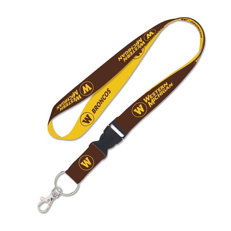Western Michigan Broncos 1" Lanyard