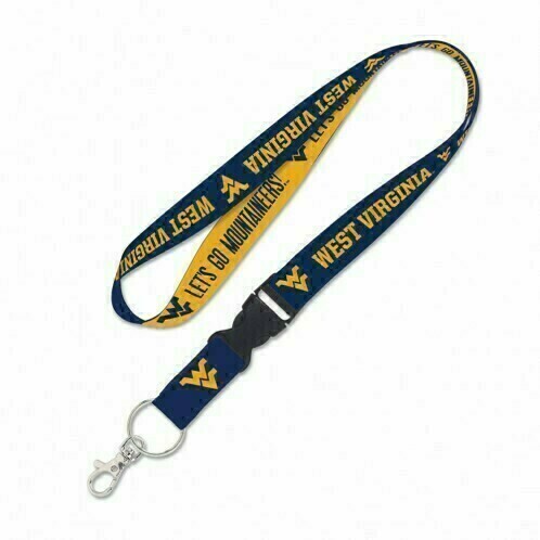 West Virginia Mountaineers 1" Lanyard