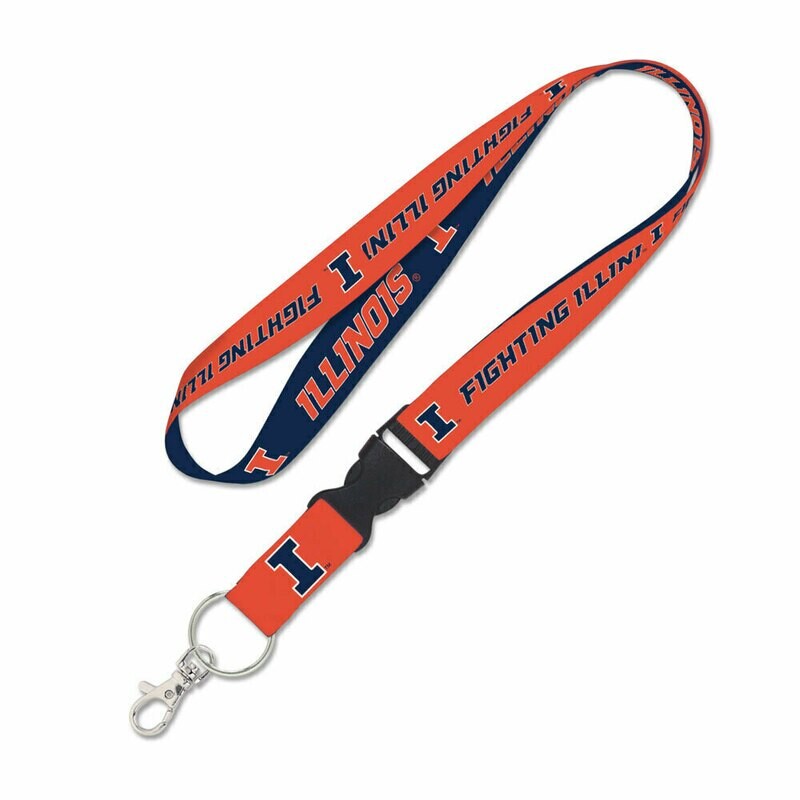 Illinois Fighting Illini 1" Lanyard