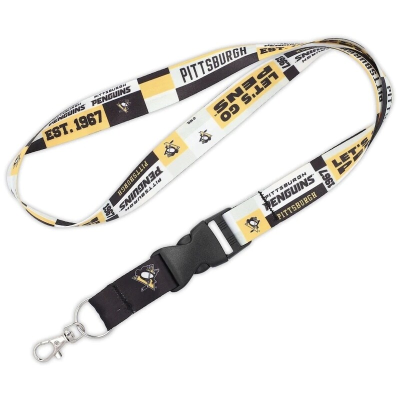 Pittsburgh Penguins Color Block 1" Lanyard