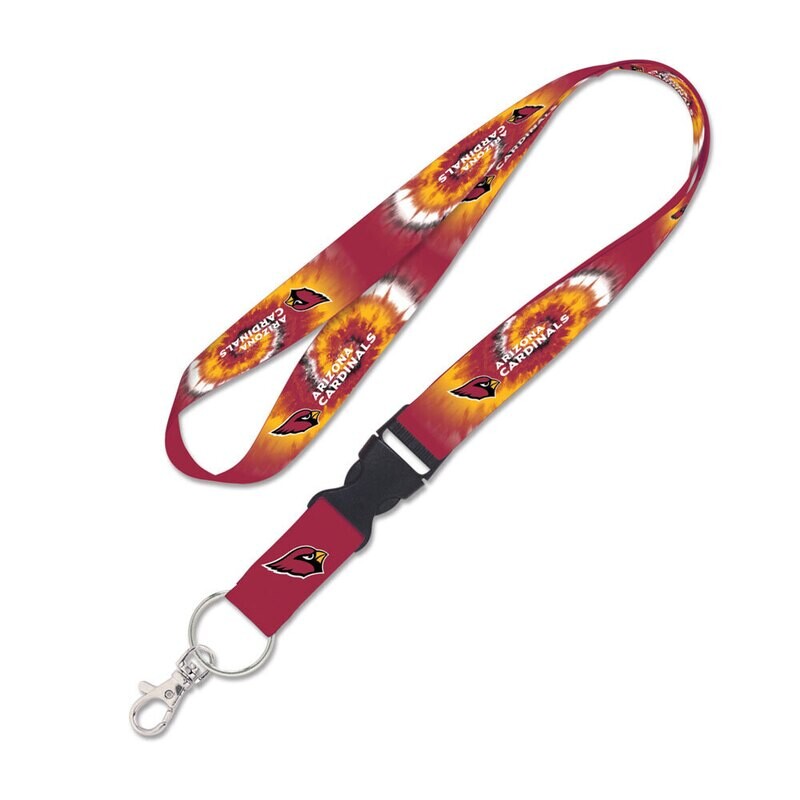 Arizona Cardinals Tie Dye 1" Lanyard