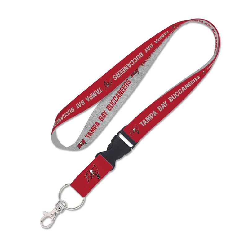 Tampa Bay Buccaneers Heathered 1" Lanyard