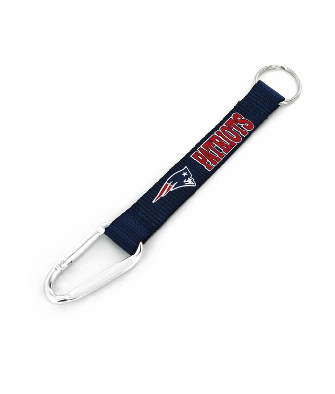 New England Patriots Carabiner Lanyard Keychain