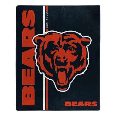 Chicago Bears 50" x 60" Plush Raschel Blanket