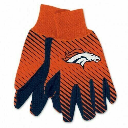 Denver Broncos Striped Utility Gloves