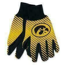 Iowa Hawkeyes Striped Utility Gloves