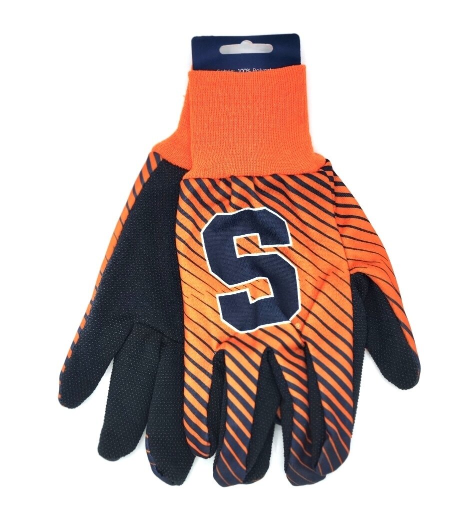 Syracuse Orange Striped Utility Gloves