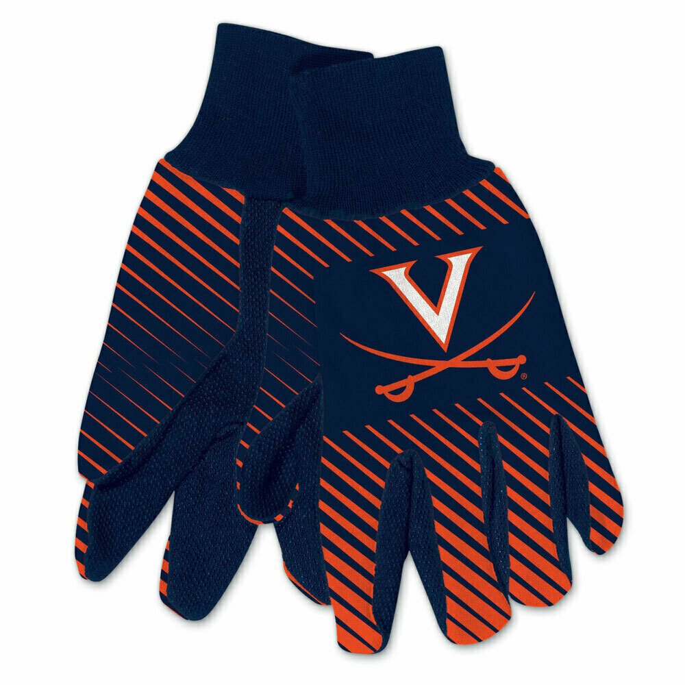 Virginia Cavaliers Striped Utility Gloves