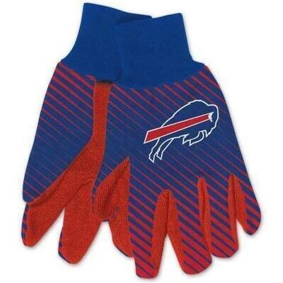 Buffalo Bills Striped Utility Gloves