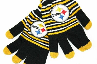 Pittsburgh Steelers Women's Acrylic Knit Gloves