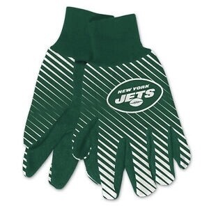 New York Jets Striped Utility Gloves New York Jets Striped Utility Gloves