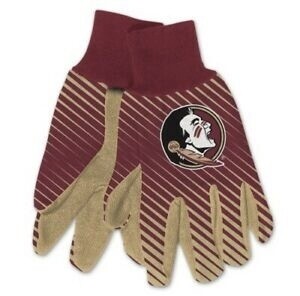 Florida State Seminoles Striped Utility Gloves