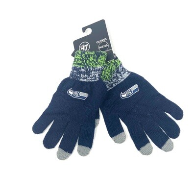Seattle Seahawks 47 Brand Knit Gloves