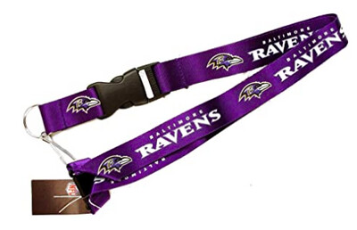 Baltimore Ravens Purple Lanyard