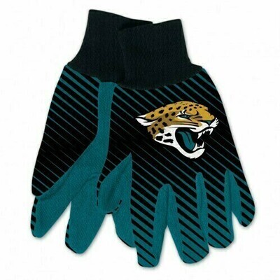 Jacksonville Jaguars Striped Utility Gloves Jacksonville Jaguars Striped Utility Gloves