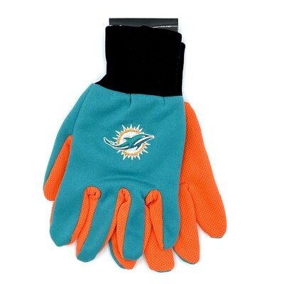 Miami Dolphins Utility Gloves