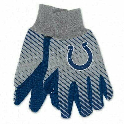 Indianapolis Colts Striped Utility Gloves Indianapolis Colts Striped Utility Gloves