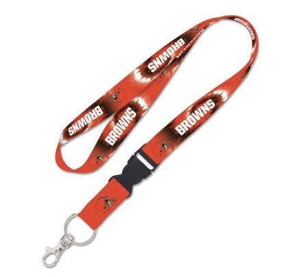 Cleveland Browns Tie Dye 1" Lanyard