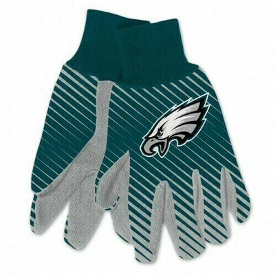 Philadelphia Eagles Striped Gloves