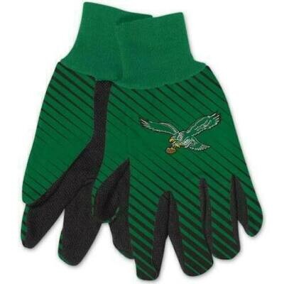 Philadelphia Eagles Retro Striped Utility Gloves