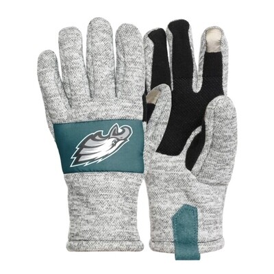 Philadelphia Eagles Heather Grey Insulated Gloves