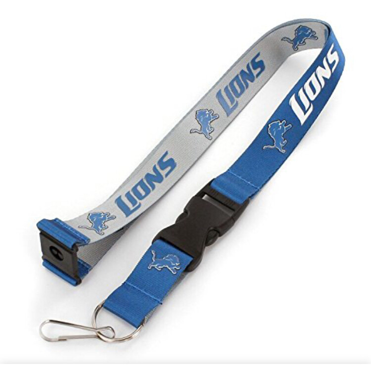 Detroit Lions Reversible Lanyard