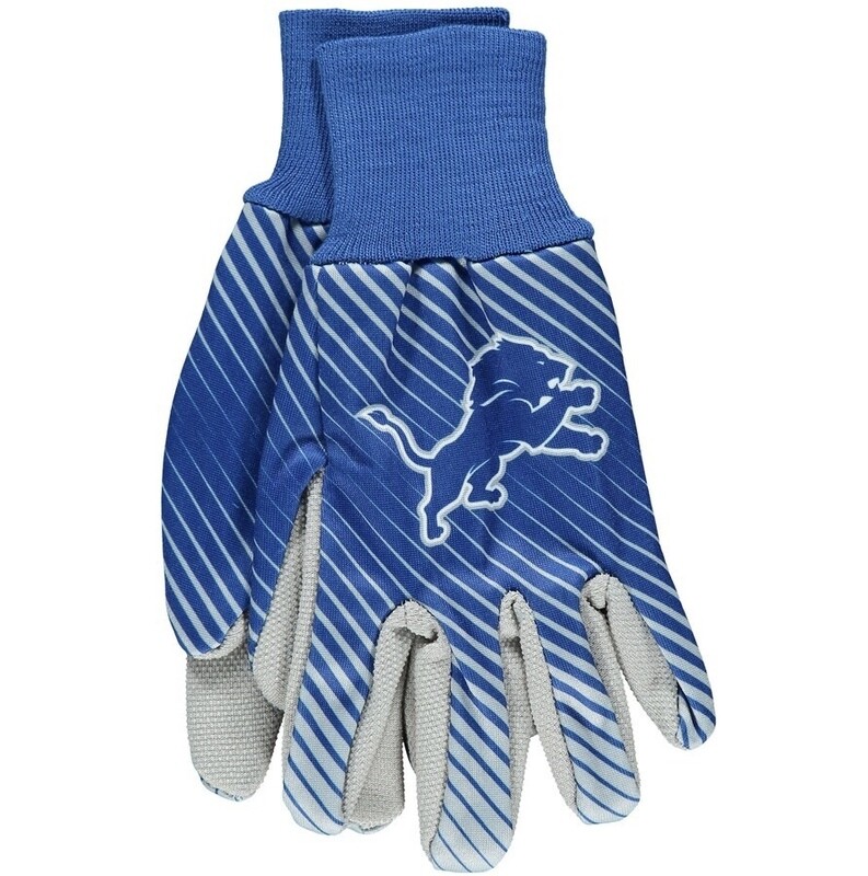 Detroit Lions Striped Utility Gloves Detroit Lions Striped Utility Gloves