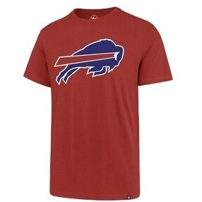 Buffalo Bills Men’s Red 47 Brand Logo T-Shirt