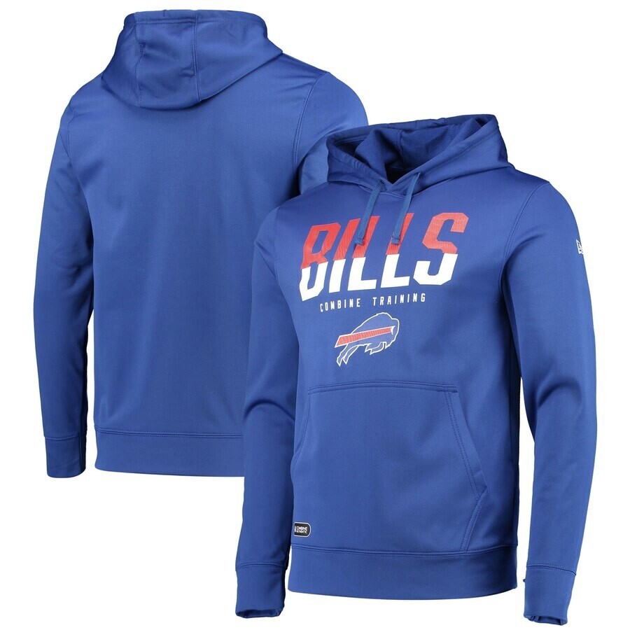 Buffalo Bills Men’s New Era Combine Authentic Big Stage Pullover Hoodie