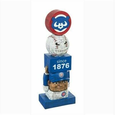 Chicago Cubs Retro Tiki Totem Team Statue Chicago Cubs Retro Tiki Totem Team Statue